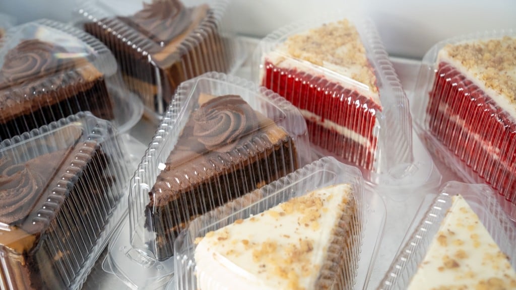 Chocolate, red velvet, and hummingbird cake slices packaged at Arble Baking Company