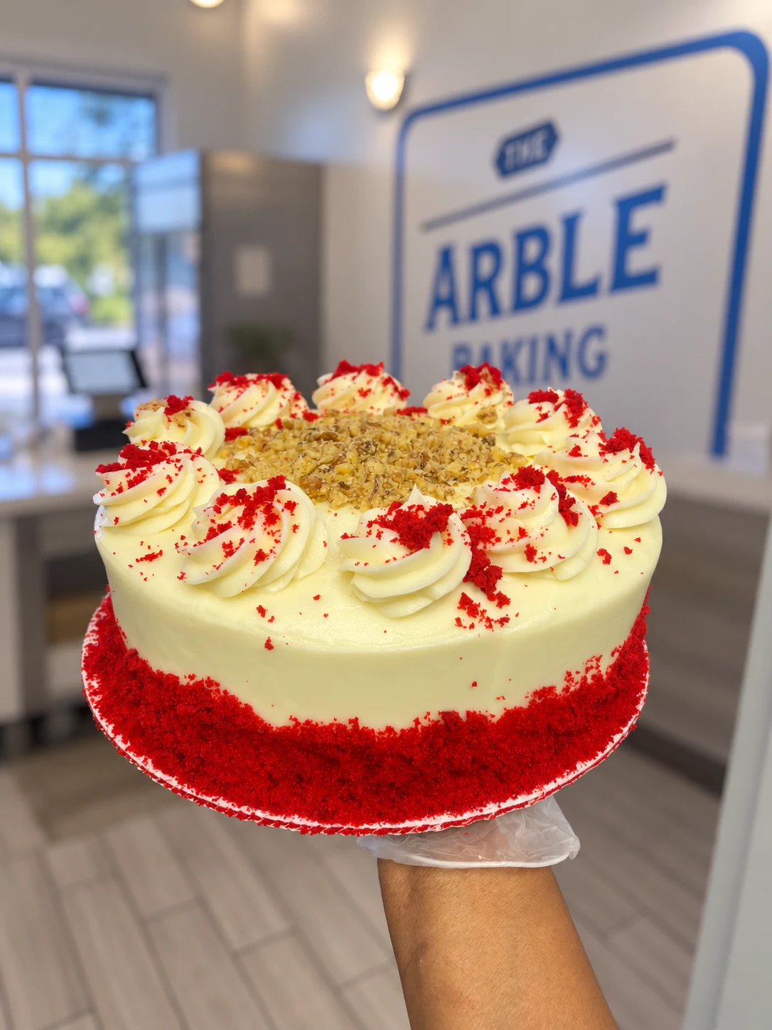 Arble red velvet cake